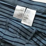 شورت مردانه پادار H&M اورجینال راه راه فیلی