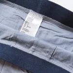 شورت مردانه پادار H&M اورجینال طوسی بغل دوخت تیکه ای