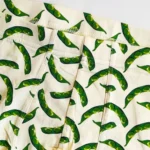 شورت مردانه پادار H&M اورجینال طرح لوبیا سبز