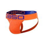 شورت مردانه Jockstrap اورجینال برند 0850 (BS) – ORLVS فانتزی پشت باز 2 بند نارنجی