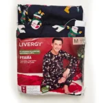 ست مردانه بلوز و شلوار راحتی لیورجی Livergy آلمان طرح کریسمس