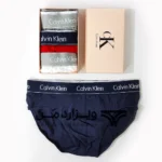 پک پرمیوم 3 تایی شورت مردانه کلوین کلاین CALVIN KLEIN اورجینال اسلیپ Premium