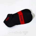 پک پرمیوم 5 تایی جوراب مچی مردانه HUGO BOSS اورجینال گلدوزی شده Premium