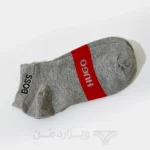 پک پرمیوم 5 تایی جوراب مچی مردانه HUGO BOSS اورجینال گلدوزی شده Premium