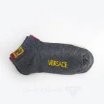 پک پرمیوم 5 تایی جوراب مچی مردانه ورساچ Versace اورجینال گلدوزی شده Premium