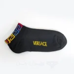 پک پرمیوم 5 تایی جوراب مچی مردانه ورساچ Versace اورجینال گلدوزی شده Premium