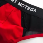 شورت مردانه لامبادا اورجینال Vincent Motega بیکینی فانتزی حریر قرمز مشکی