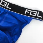 شورت مردانه لامبادا اورجینال FGL بیکینی فانتزی آبی کش پهن