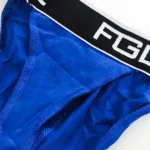شورت مردانه لامبادا اورجینال FGL بیکینی فانتزی آبی کش پهن