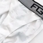 شورت مردانه لامبادا اورجینال FGL بیکینی فانتزی سفید کش پهن