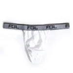شورت مردانه لامبادا اورجینال FGL بیکینی فانتزی سفید کش پهن