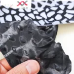 شورت مردانه فانتزی پشت باز 2 بند جاک استرپ XUBA حریر پلنگی