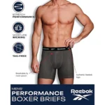 شورت مردانه کشاله ورزشی اورجینال ریباک Reebok Men's Underwear - Performance Boxer Briefs
