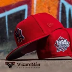 کلاه کپ (لبه دار) نیو ارا New Era مدل New York Yankees 9FORTY Adjustable قرمز - Image 2