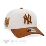 کلاه کپ (لبه دار) نیو ارا New Era مدل New York Yankees 9FORTY Adjustable کرم قهوه ای
