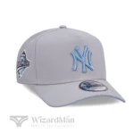 کلاه کپ (لبه دار) نیو ارا New Era مدل New York Yankees 9FORTY Adjustable طوسی آبی آسمانی