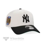 کلاه کپ (لبه دار) نیو ارا New Era مدل New York Yankees 9FORTY Adjustable سفید مشکی