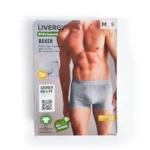 پک 3 تایی شورت مردانه پادار لیورجی Livergy آلمان طوسی