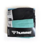 پک 2 تایی شورت مردانه نیم پا لفتیز Lefties اورجینال اسپانیا همکاری با hummel مشکی سبزآبی