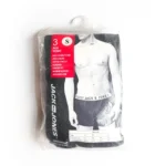 پک 3 تایی شورت مردانه باکسر بریف جک اند جونز JACK & JONES اورجینال وارداتی - طرح یک
