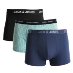 پک 3 تایی شورت مردانه باکسر بریف جک اند جونز JACK & JONES اورجینال وارداتی - طرح سه