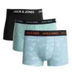 پک 3 تایی شورت مردانه باکسر بریف جک اند جونز JACK & JONES اورجینال وارداتی - طرح سه