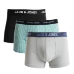 پک 3 تایی شورت مردانه باکسر بریف جک اند جونز JACK & JONES اورجینال وارداتی - طرح سه
