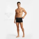 پک 3 تایی شورت مردانه باکسر بریف جک اند جونز JACK & JONES اورجینال وارداتی - طرح چهار