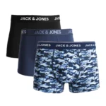 پک 3 تایی شورت مردانه باکسر بریف جک اند جونز JACK & JONES اورجینال وارداتی - طرح چهار