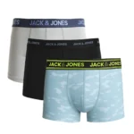 پک 3 تایی شورت مردانه باکسر بریف جک اند جونز JACK & JONES اورجینال وارداتی - طرح شش