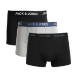 پک 3 تایی شورت مردانه باکسر بریف جک اند جونز JACK & JONES اورجینال وارداتی - طرح نه