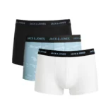 پک 3 تایی شورت مردانه باکسر بریف جک اند جونز JACK & JONES اورجینال وارداتی - طرح یازده