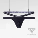 شورت مردانه لامبادا بنددار Breathable Thongs And G strings اورجینال وارداتی برند ORLVS فانتزی پارچه کبریتی