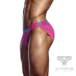 شورت مردانه اسلیپ بغل باز Breathable Men's bikini briefs اورجینال وارداتی برند 0850(BS) فانتزی پارچه کبریتی