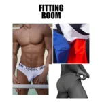 شورت مردانه اسلیپ بغل باریک Breathable Men's briefs اورجینال وارداتی برند 0850(BS) فانتزی پارچه کبریتی