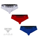 شورت مردانه اسلیپ بغل باریک Breathable Men's briefs اورجینال وارداتی برند 0850(BS) فانتزی پارچه کبریتی