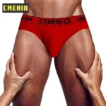 شورت مردانه اسلیپ بغل باریک Breathable Men's briefs اورجینال وارداتی برند 0850(BS) فانتزی پارچه کبریتی