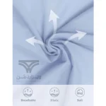 شورت مردانه ابریشمی یخی Ice Silk پادار وارداتی نیمه شفاف
