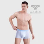 شورت مردانه ابریشمی یخی Ice Silk پادار وارداتی نیمه شفاف
