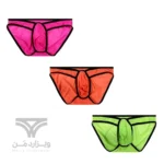 شورت مردانه اسلیپ بغل باریک Breathable Mesh Men's Low Waist briefs اورجینال وارداتی برند 0850(BS) فانتزی پارچه مشبک