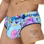 شورت مردانه اسلیپ پامپ Men's Playful Cartoon No-Tag Comfortable and Breathable Briefs اورجینال وارداتی برند PUMP فانتزی عروسکی کارتونی
