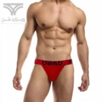 شورت مردانه اسلیپ بغل باز Breathable Men's bikini briefs اورجینال وارداتی برند 0850(BS) فانتزی پارچه کبریتی Caution