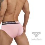 شورت مردانه اسلیپ اورجینال Pump Men's Modal Briefs Dual Waistband V-Suspension Low Rise برند پامپ