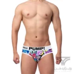 شورت مردانه اسلیپ اورجینال پامپ PUMP Men Printing Low Waist Briefs گرافیتی Graffiti