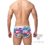 شورت مردانه اسلیپ اورجینال پامپ PUMP Men Printing Low Waist Briefs گرافیتی Graffiti