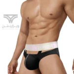 شورت مردانه اسلیپ جلو کش دار Breathable Men's bikini briefs اورجینال وارداتی برند 0850(BS) Superior فانتزی کش 5 سانتی