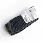 پک 2 تایی جوراب مردانه زمستانی ترمو لیورجی Livergy men's Thermal Socks اورجینال آلمان طوسی راه راه