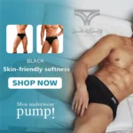 شورت مردانه اسلیپ اورجینال Pump Men's High-Elasticity Breathable Briefs برند پامپ مشکی