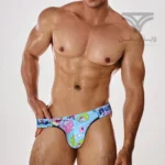 شورت مردانه اسلیپ پامپ Men's Playful Cartoon High Cut No-Tag Comfortable and Breathable Briefs اورجینال وارداتی برند PUMP فانتزی عروسکی کارتونی