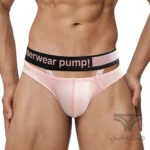 شورت مردانه اسلیپ جلو کش دار PUMP Breathable Men's bikini briefs اورجینال وارداتی برند پامپ فانتزی کش 5 سانتی